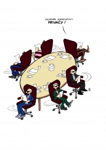 Een infocomics cartoon over privacy