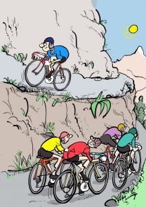 Een InfoComics illustratie voor SWV Haarlemmermeer
