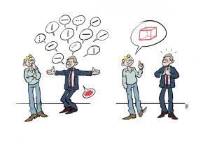 Illustratie voor Link Magazine
