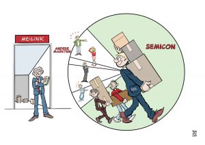 Illustratie voor Link Magazine