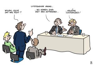 Illustratie voor Link Magazine