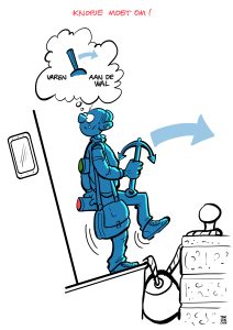 Illustratie voor Joke Kruijf