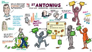 Live-tekening voor St Antonius